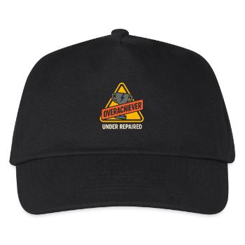 Hochbegabter Burnout-absolvent Mit Akademischem - Kinder Basecap - Schwarz - Vorne