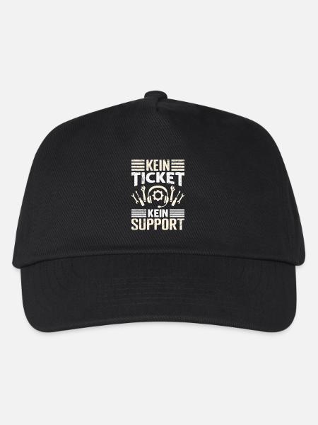 Nerd Computer KEIN TICKET KEIN SUPPORT LUSTIG - Kinder Basecap - Schwarz