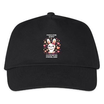 Surcharge de gentillesse | Fille lapin - Casquette de baseball Enfant - noir - Devant