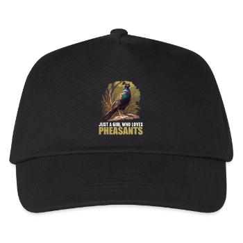 Fasane Fasan - Kinder Basecap - Schwarz - Vorne