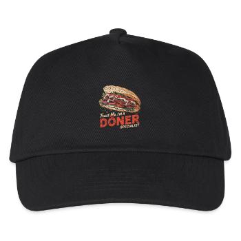 Doner Kebab Humor - Kids’ Baseball Cap - black - Front