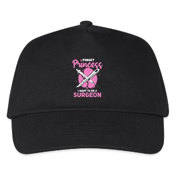 Des rêves de chirurgien au lieu de princesse - Casquette de baseball Enfant - noir - Devant