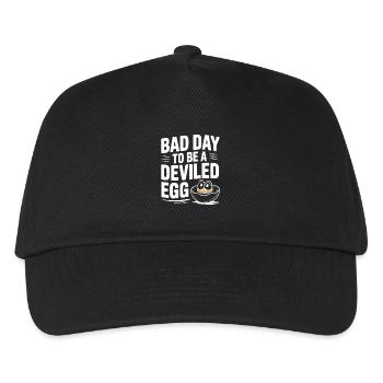 Mauvais jour pour être un œuf à la diable - Casquette de baseball Enfant - noir - Devant
