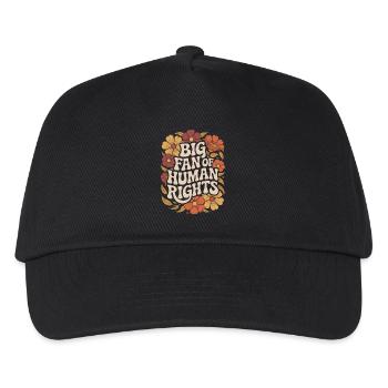 Grand fan des droits de l’homme et de l’égalité - Casquette de baseball Enfant - noir - Devant