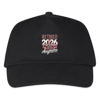 Retired 2026 Not My Problem - Kids’ Baseball Cap - black - Front