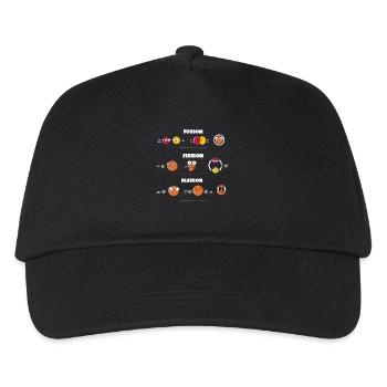 I'm a flamingo, I'm allowed to love the flamingo - Kids’ Baseball Cap - black - Front