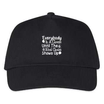 Circus Graphic Everybody Is A Clown Circus Gifts - Kids’ Baseball Cap - black - Front
