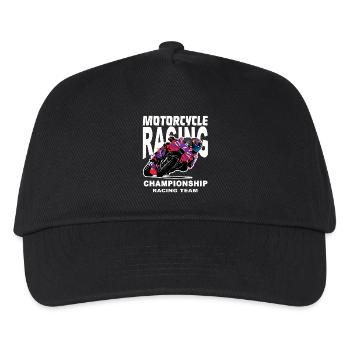 Motorcycle Racing Team Championship - Kids’ Baseball Cap - black - Front