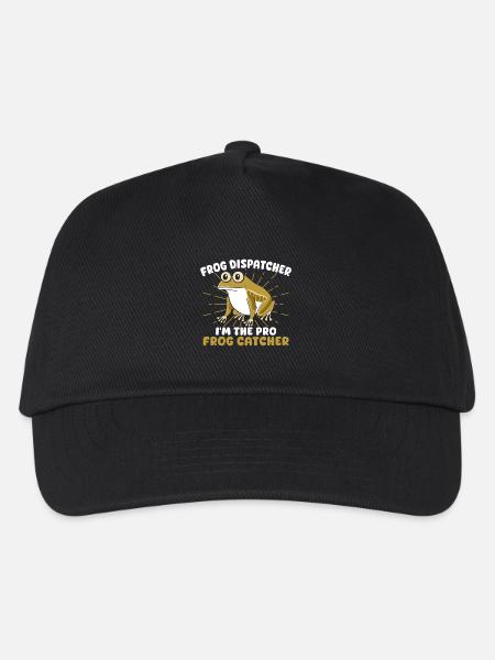 Frog Catcher Dispatcher The Pro Frog - Kinder Basecap - Schwarz