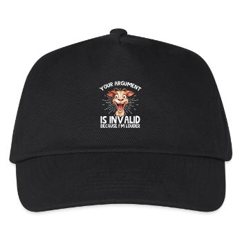  Nubian Goat Supplies Farmer Nubian Goat Dad - Kids’ Baseball Cap - black - Front