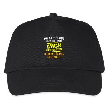 Don de superviseur de service - Casquette de baseball Enfant - noir - Devant
