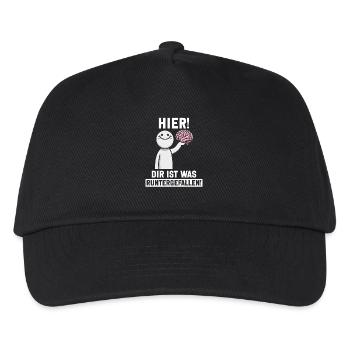 Ici, tu es tombé avec un ton sarcastique - Casquette de baseball Enfant - noir - Devant