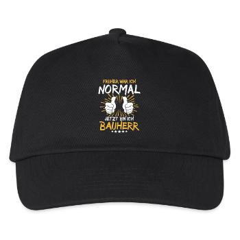 Constructeur Spruch - Casquette de baseball Enfant - noir - Devant