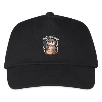 Otter Humor - Kinder Basecap - Schwarz - Vorne
