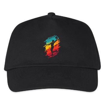 Basketball Players Colorful Basketball Players Basketball - Kids’ Baseball Cap - black - Front