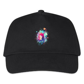 Volleyball player, volleyball, volleyball player - Kids’ Baseball Cap - black - Front