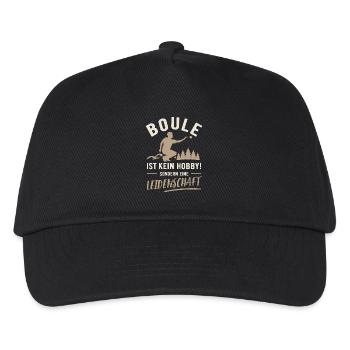 Boule | Not a hobby but a passion - Kids’ Baseball Cap - black - Front