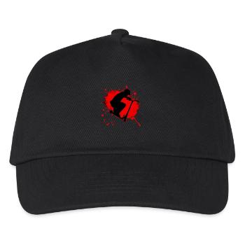 Cascade en scooter - Casquette de baseball Enfant - noir - Devant