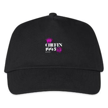 Chefin Edition 1995 30 Geburtstag Spruch - Kinder Basecap - Schwarz - Vorne