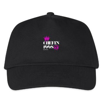 Chefin Edition 1998 27 Geburtstag Spruch - Kinder Basecap - Schwarz - Vorne