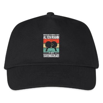 Tischtennisspieler Geschenke Tischtennis Outfits - Kinder Basecap - Schwarz - Vorne
