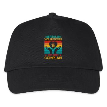 Volunteer Appreciation Do Not Complain Volunteer - Kids’ Baseball Cap - black - Front