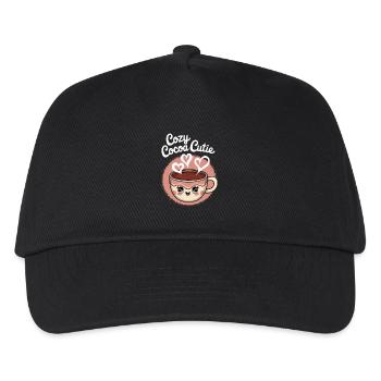 Cozy Cocoa Cutie - Kinder Basecap - Schwarz - Vorne