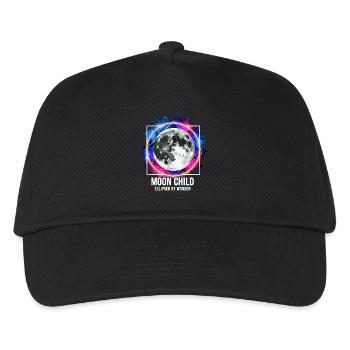 Moon Child Eclipsed Wonder Moon Cosmos Spiritual - Kids’ Baseball Cap - black - Front