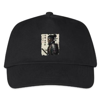 Afro American Samurai – African Roots Pride - Kids’ Baseball Cap - black - Front