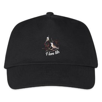 Mésange Peluche Observatrice d’oiseaux Mésange oiseau - Casquette de baseball Enfant - noir - Devant