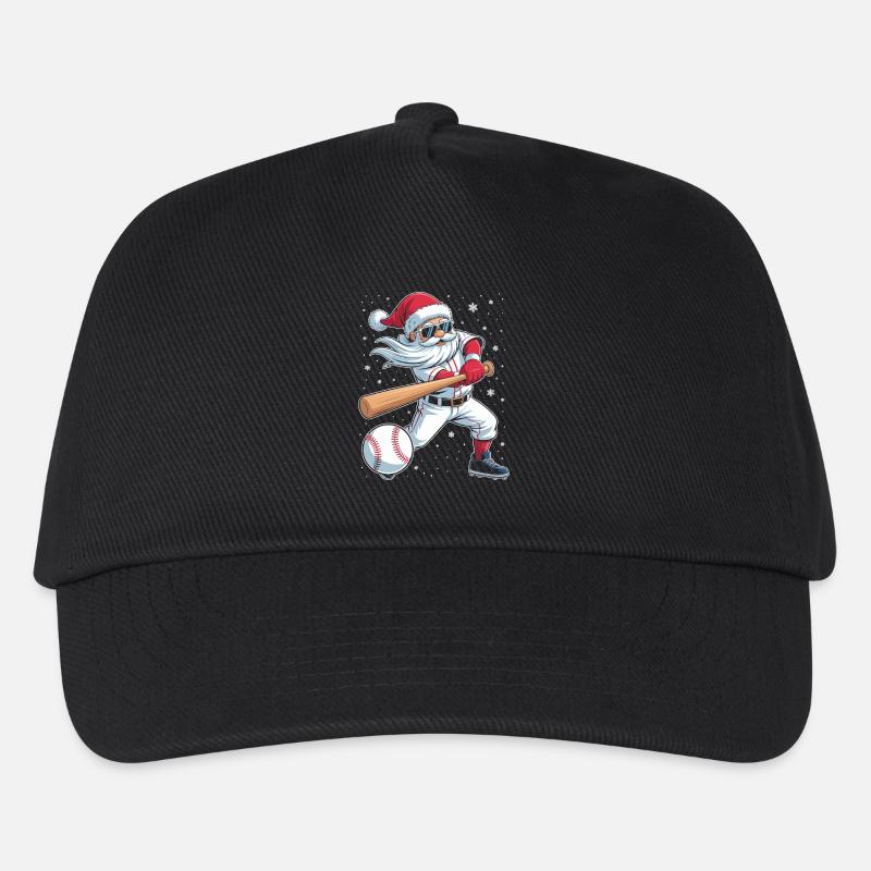 Santa Baseball Allstar - Kinder Basecap - Schwarz