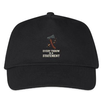 Women's Axe Throwing Gift I Slots - Kids’ Baseball Cap - black - Front