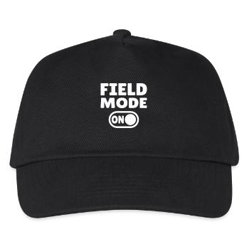 Field Mode ON – Athletics - Kids’ Baseball Cap - black - Front