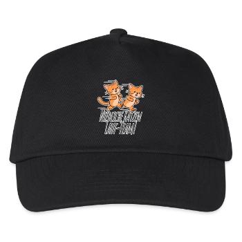 Équipe de course des chats mignons ! - Casquette de baseball Enfant - noir - Devant