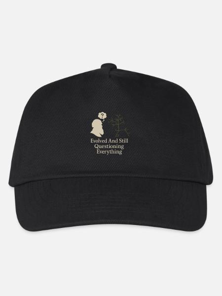 Charles Darwin Geschenk Natürliche - Kinder Basecap - Schwarz