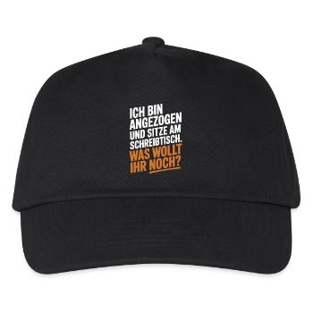 I'm Dressed At Desk Home Office Office - Kids’ Baseball Cap - black - Front