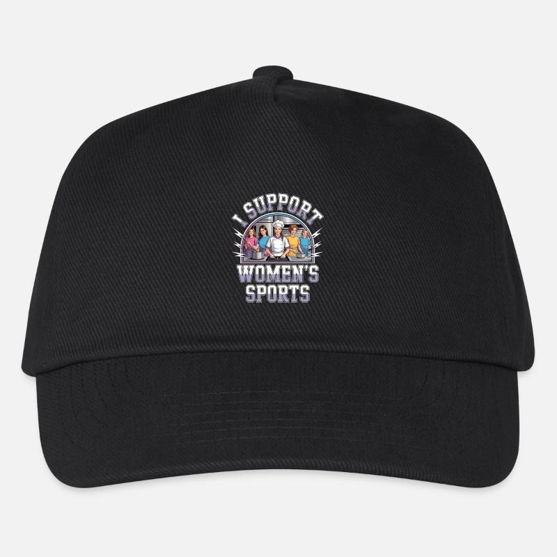 I Support Women's Sports Unwearable Bootleg - Kinder Basecap - Schwarz