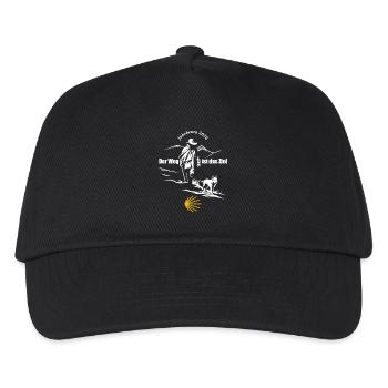 Buen Camino 2026 | Jakobsweg Der Weg ist das Ziel - Kinder Basecap - Schwarz - Vorne