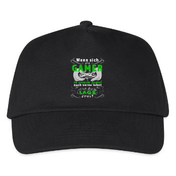 Funny Gamer Design: The Situation Is Serious - Kids’ Baseball Cap - black - Front