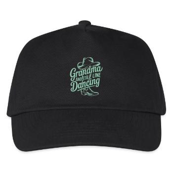 Grandmother Dancing Line Dance - Kids’ Baseball Cap - black - Front