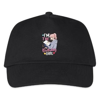 I'm The Birthday Girl - Kids’ Baseball Cap - black - Front