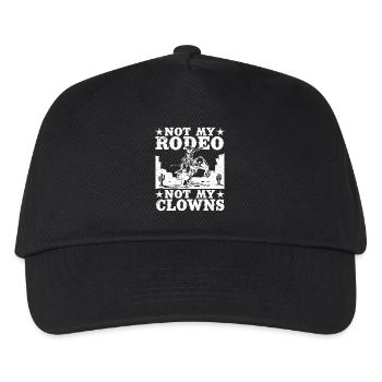 Rodeo Horse Riding Not My Rodeo Not My Clowns - Kids’ Baseball Cap - black - Front