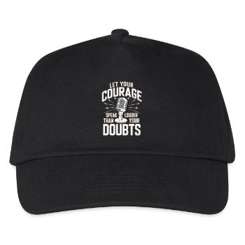 Poetry Slam Speak Loud Slam Poetry - Kids’ Baseball Cap - black - Front