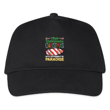 Mele Kalikimaka Hawaiian Christmas - Kids’ Baseball Cap - black - Front