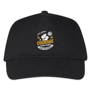 Poetry Slam Speak Loud Slam Poetry - Kids’ Baseball Cap - black - Front