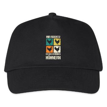 poulets poulets éleveurs de poulets éleveurs poulets d’élevage - Casquette de baseball Enfant - noir - Devant