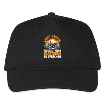 Tractor Farmer Farmer Tractor Driver Tractor - Kids’ Baseball Cap - black - Front