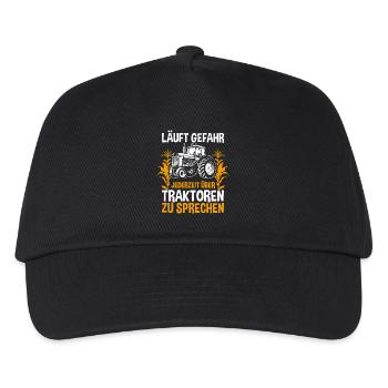 Tractor Farmer Farmer Tractor Driver Tractor - Kids’ Baseball Cap - black - Front