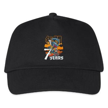Dragon Fight Zen 7 Years - Kids’ Baseball Cap - black - Front