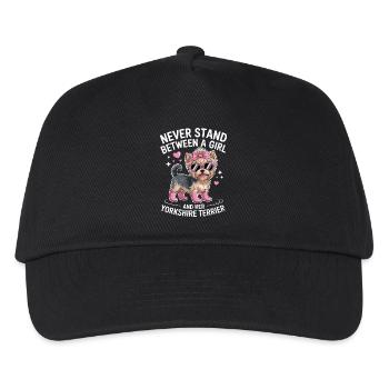 Yorkshire Terrier Witz Yorkshire Terrier Geschenk - Kinder Basecap - Schwarz - Vorne